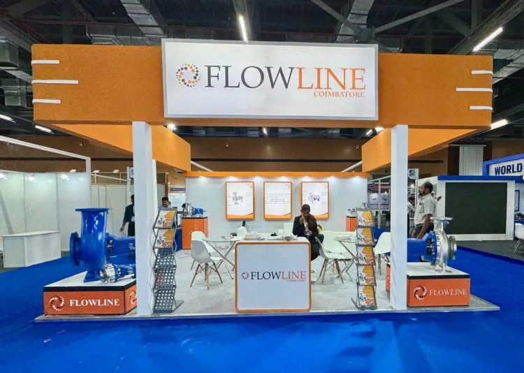 Flowline Pumps Complete Exhibition Booth Display